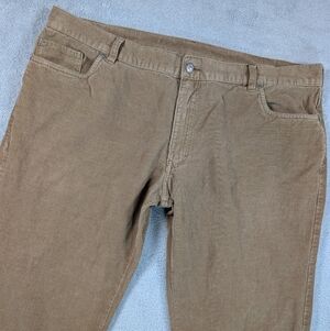 Vintage Woolrich Pants Men's 42x32 Brown Corduroy Trousers Preppy Outdoors Work